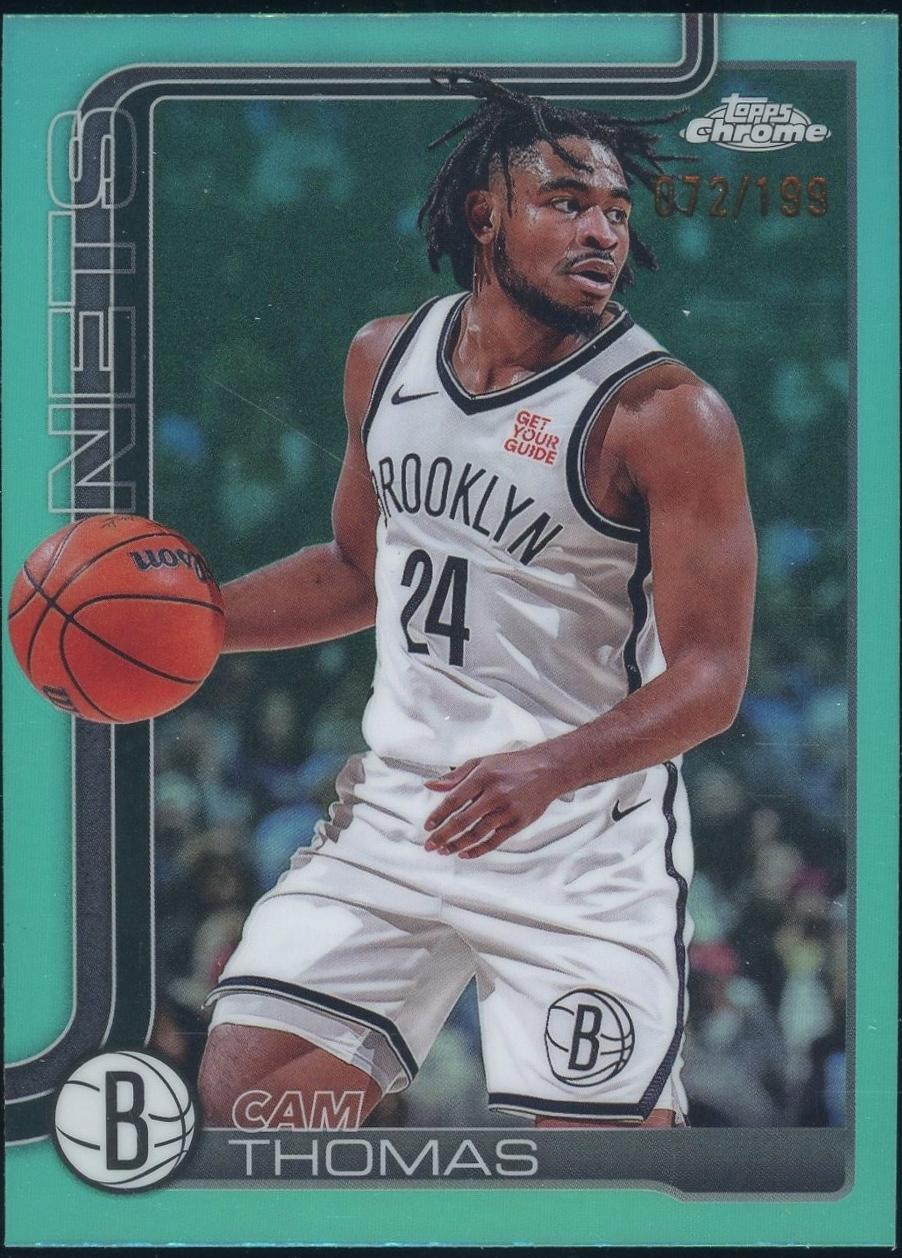 Cam Thomas [Aqua Basketball Refractor] #85