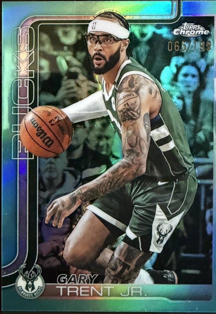 Gary Trent Jr. [Aqua Refractor] #110