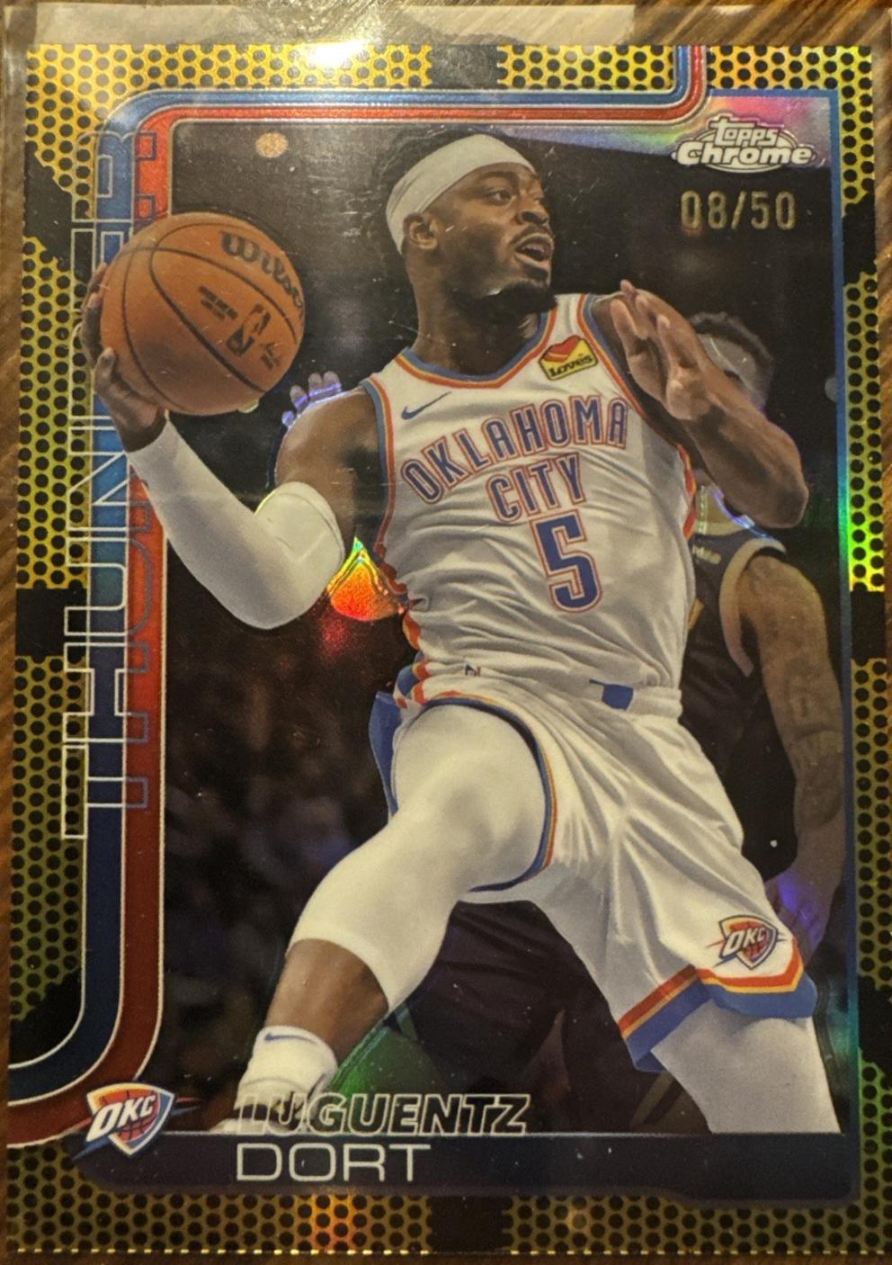 Luguentz Dort [Gold Basketball Refractor] #177