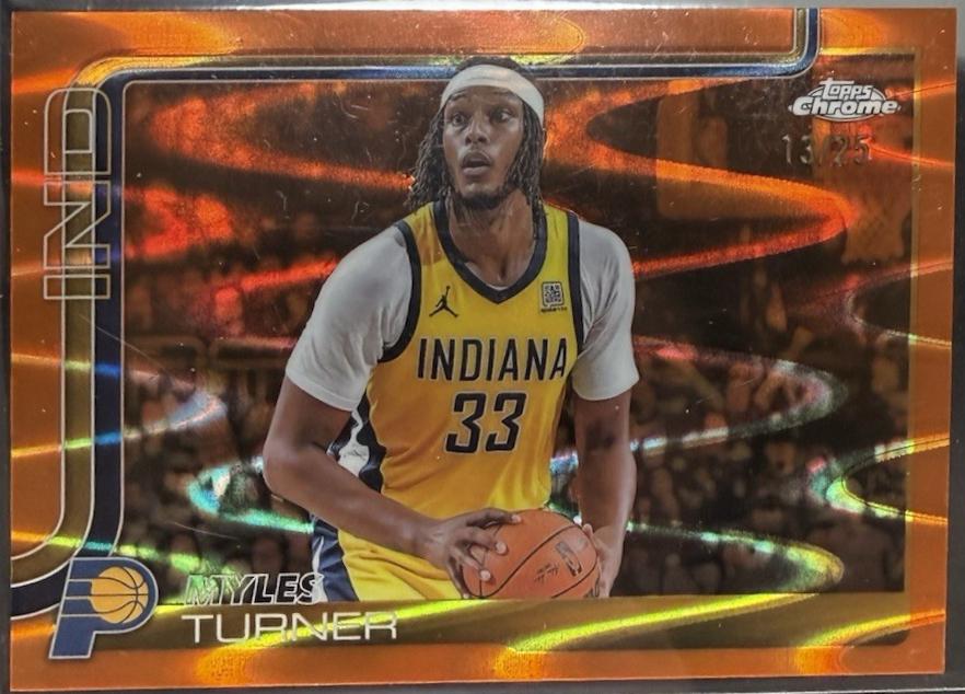 Myles Turner [RayWave Orange Refractor] #29