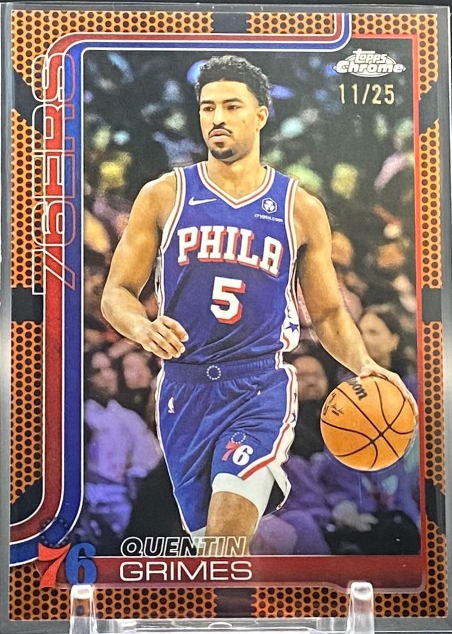 Quentin Grimes [Orange Basketball Refractor] #197