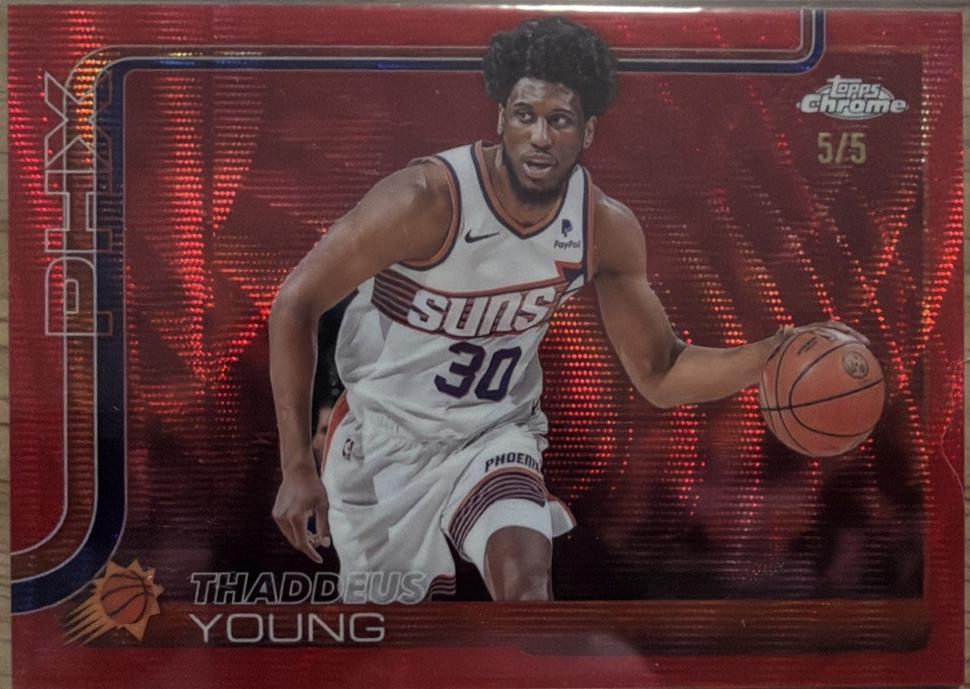 Thaddeus Young [Red Wave Refractor] #135
