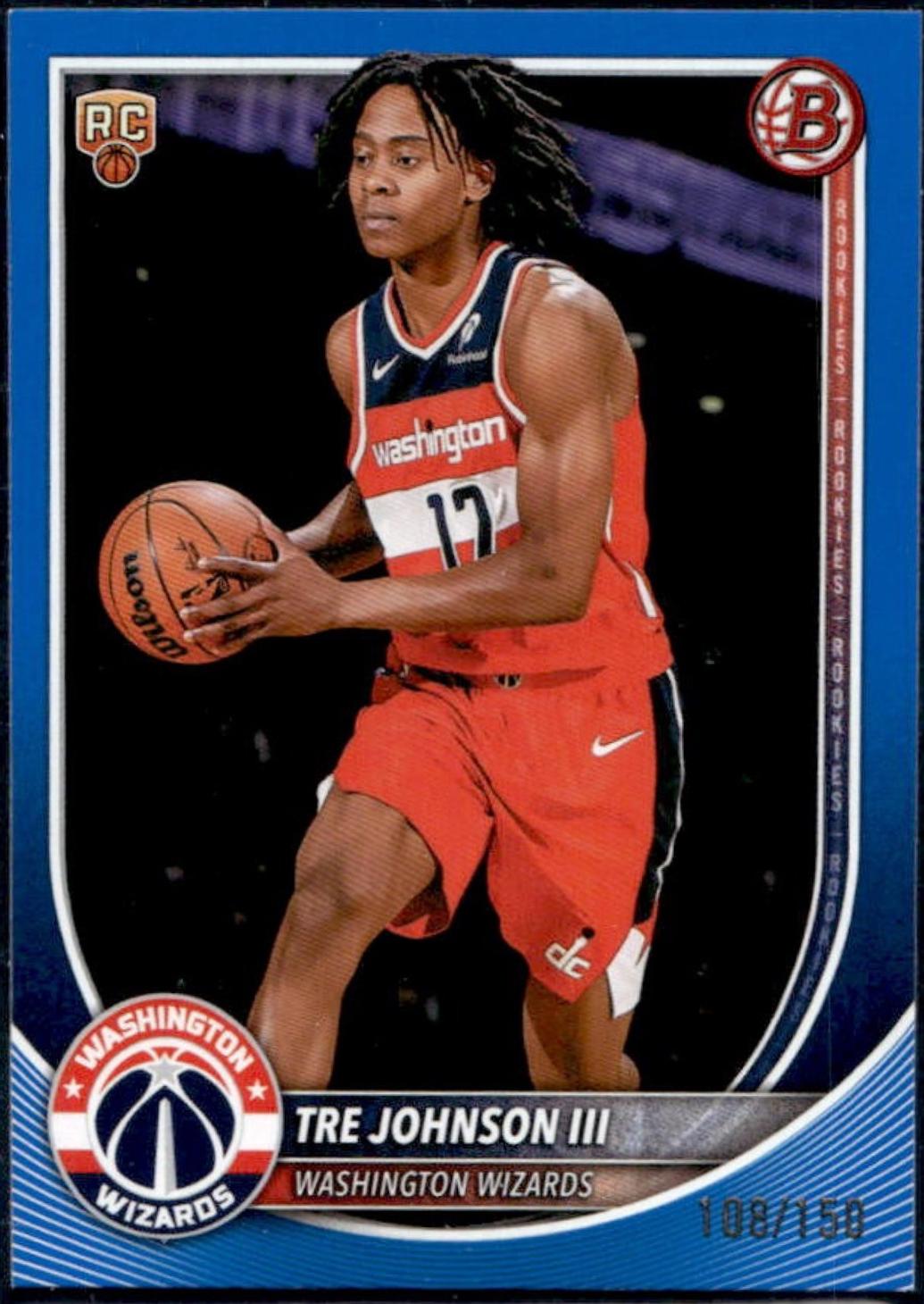 Tre Johnson III [Blue Border] #6