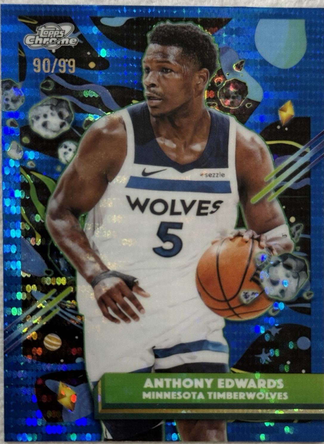 Anthony Edwards [Blue Moon Refractor] #165