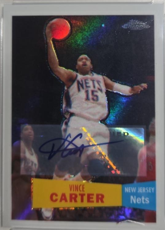 Vince Carter [1957 White Refractor Autograph] #28