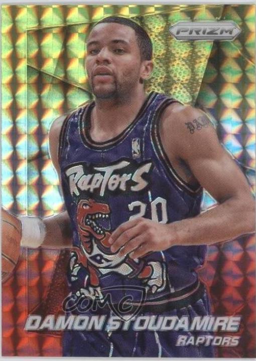 Damon Stoudamire [Yellow and Red Mosaic Prizm] #197