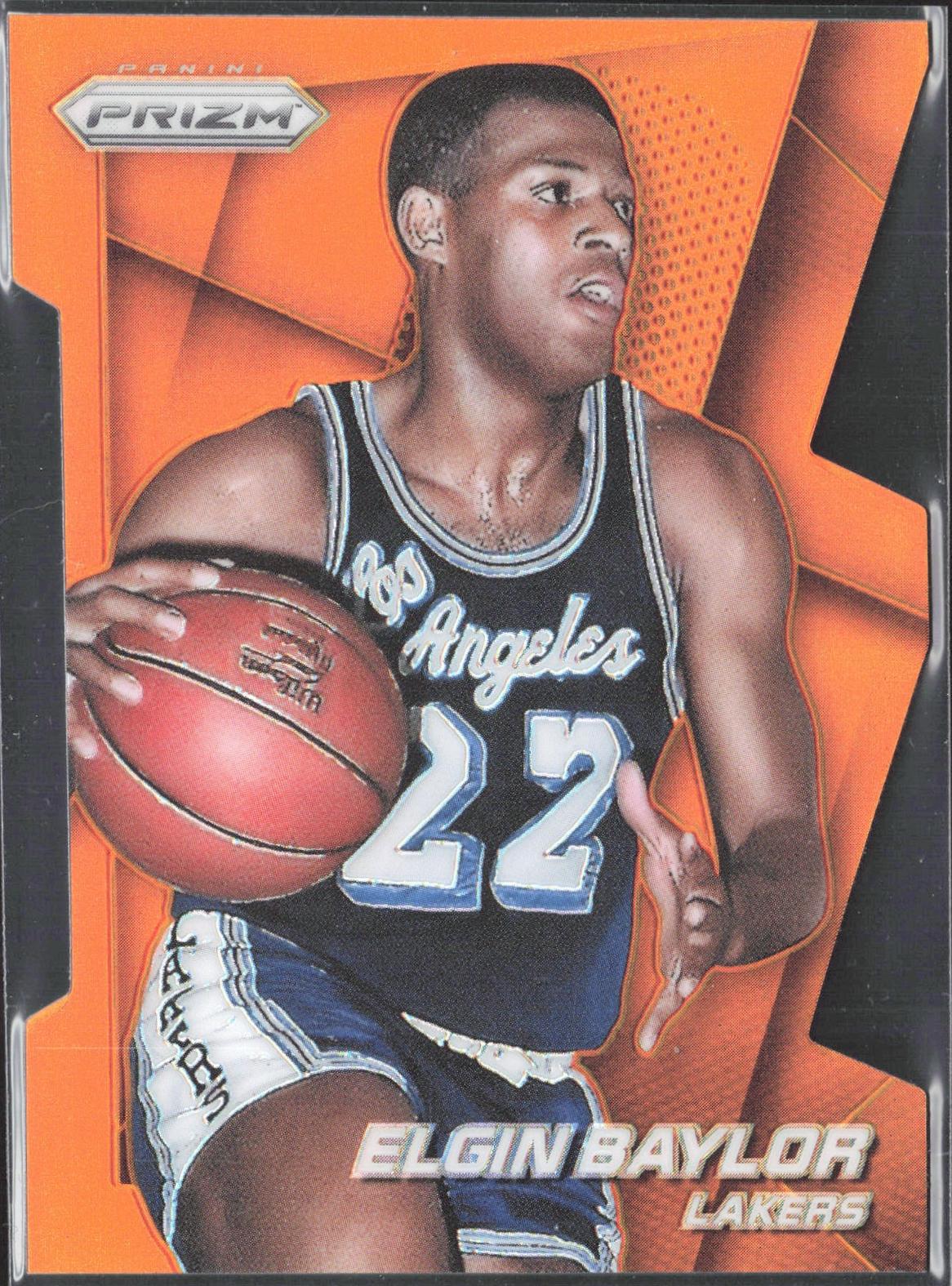 Elgin Baylor [Orange Die Cut Prizm] #198