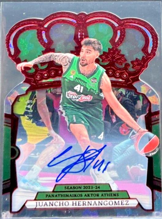 Juancho Hernangomez [Autograph Crystal Red] #84