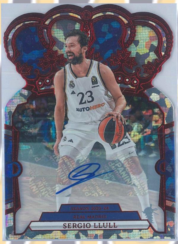 Sergio Llull [Autograph Crystal Red] #6