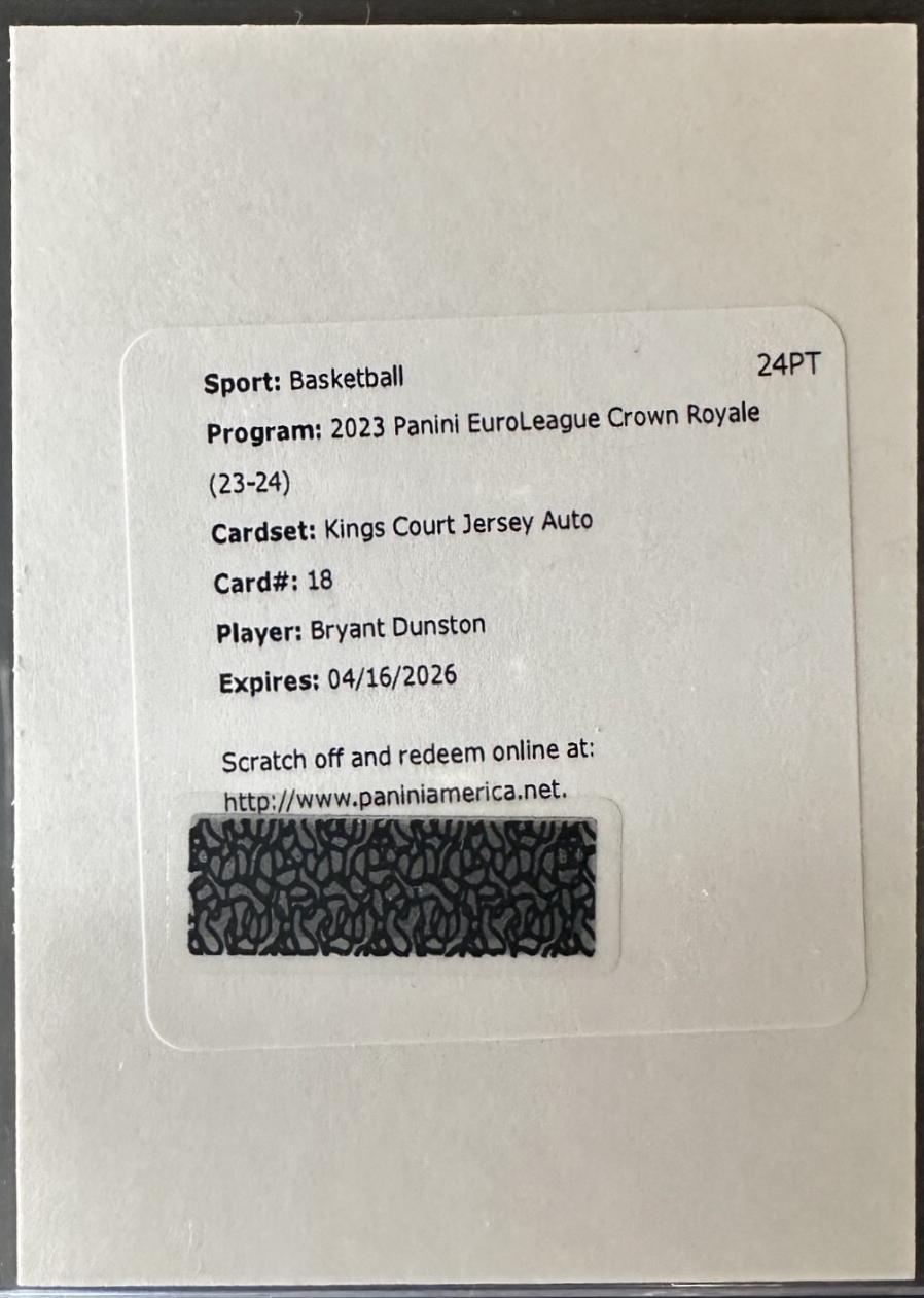 Bryant Dunston #18
