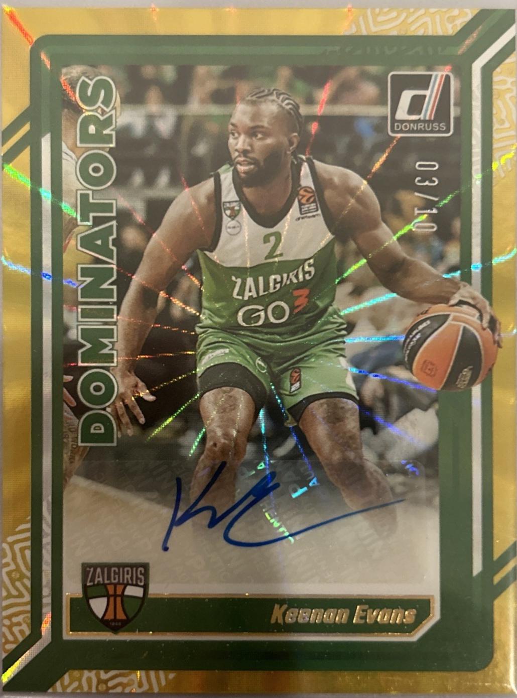 Keenan Evans [Gold Laser] #2