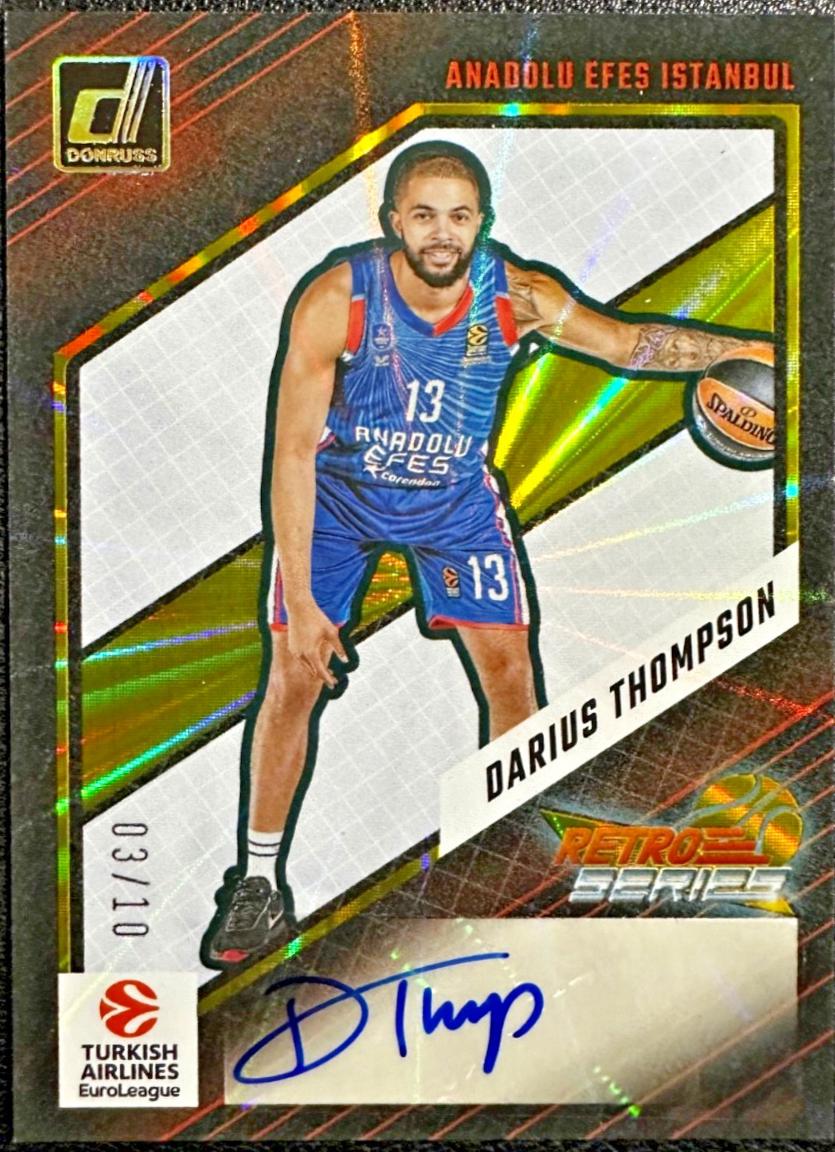 Darius Thompson [Gold Laser] #20