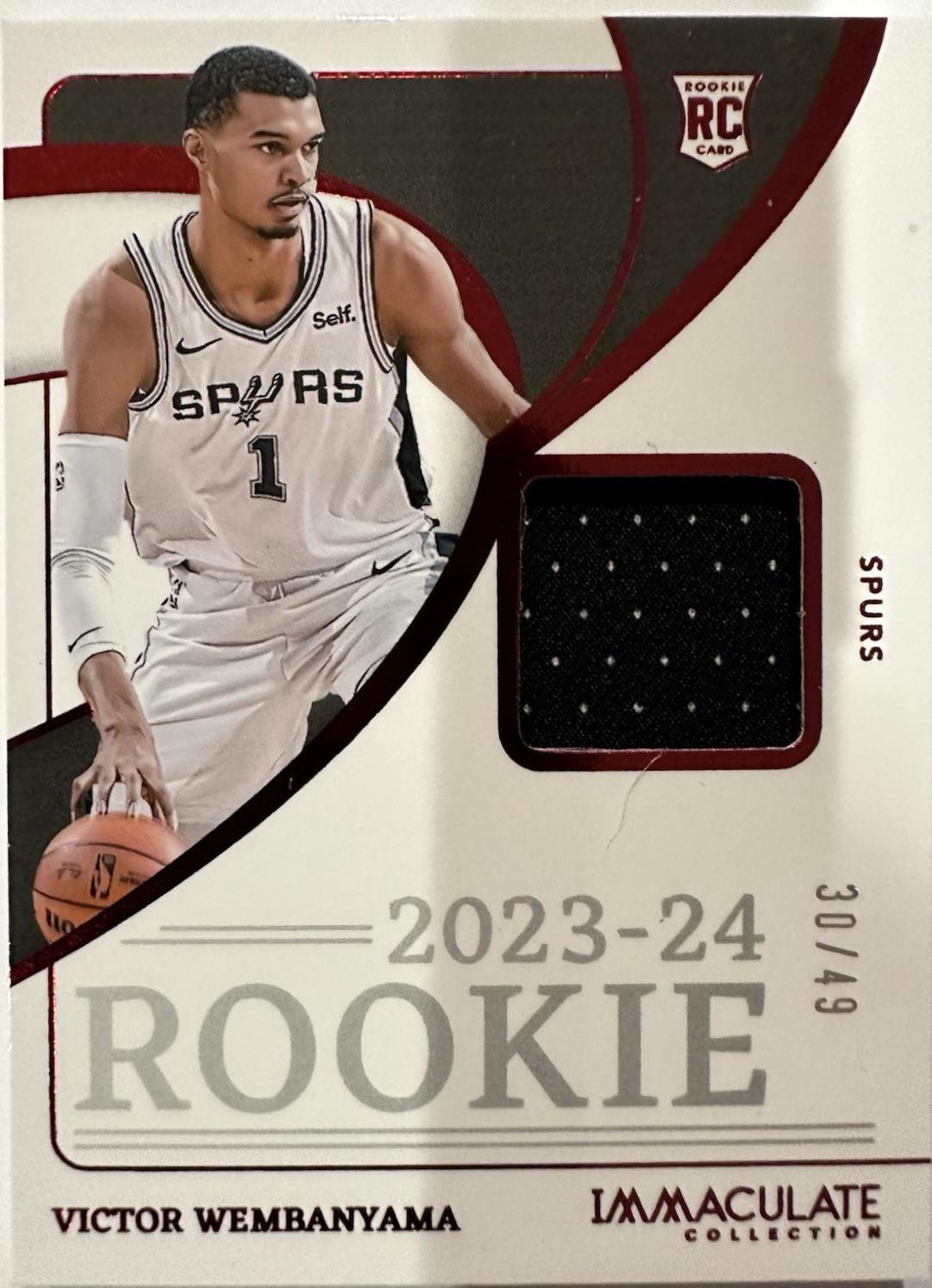 Victor Wembanyama [Red Rookie Patch] #145