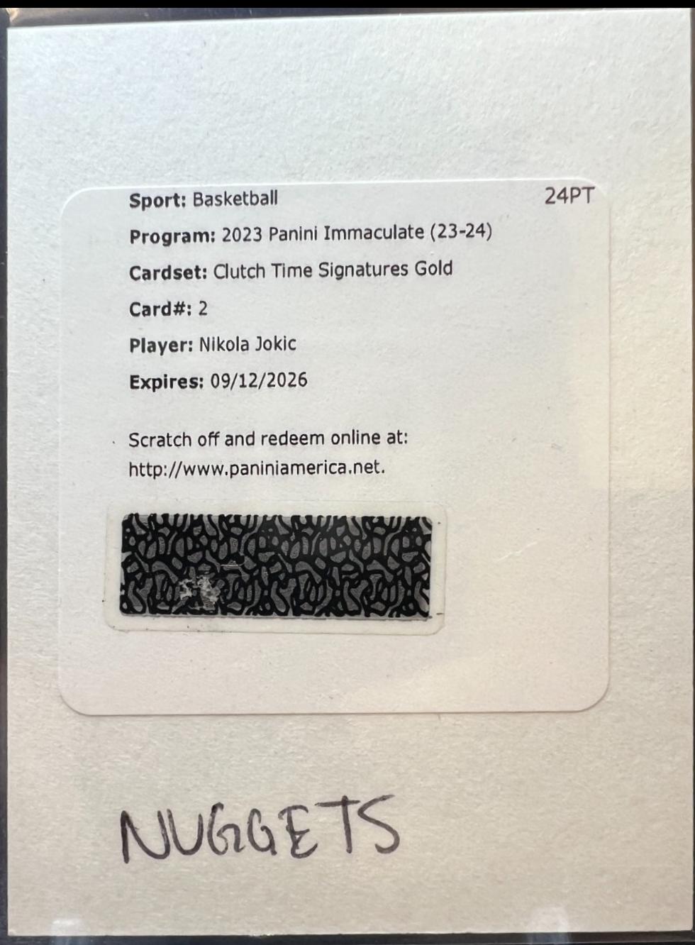 Nikola Jokic [Gold] #2