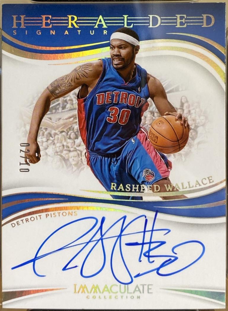 Rasheed Wallace [Gold] #15