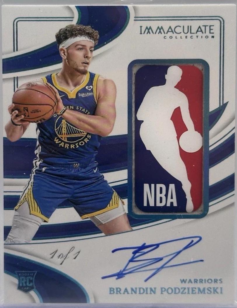 Brandin Podziemski [Blue] #104
