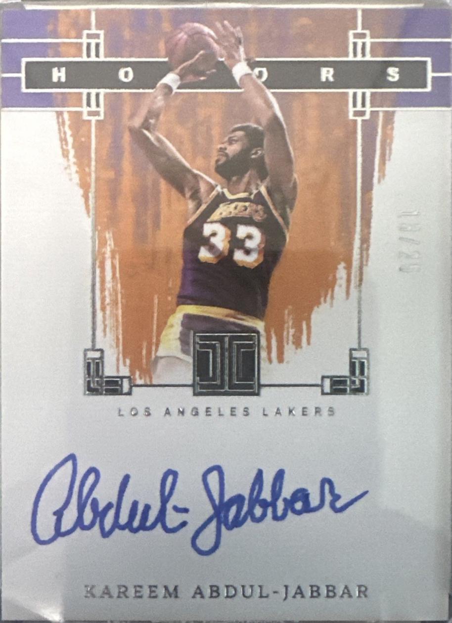 Kareem Abdul-Jabbar #IHS-KAJ