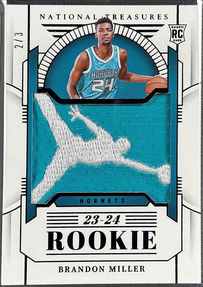 Brandon Miller [Black Rookie Patch] #158