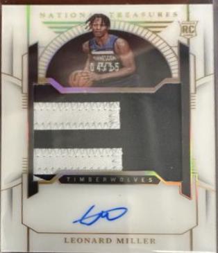 Leonard Miller [Gold FOTL Rookie Patch Autograph] #130