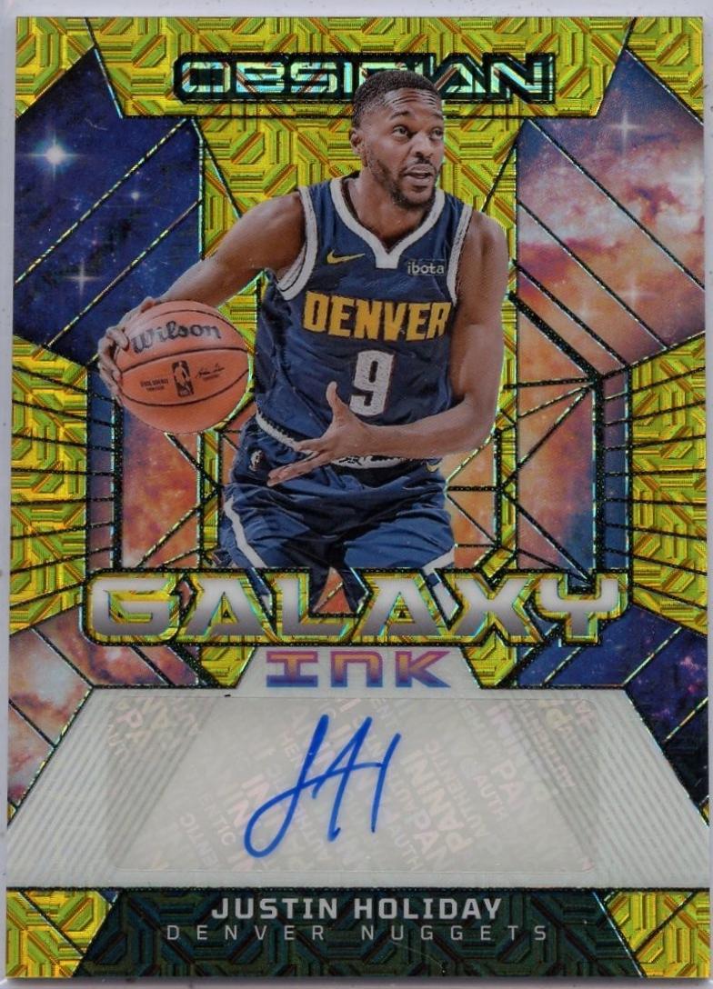 Justin Holiday [Gold Flood Electric Etch] #GI-HOL