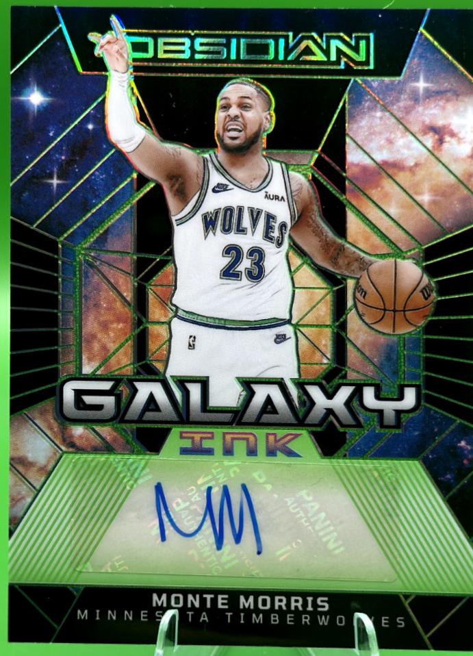 Monte Morris [Green Electric Etch] #GI-MOR