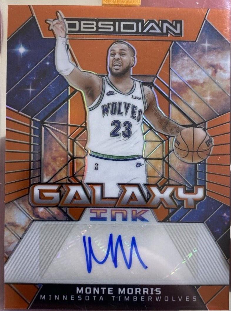 Monte Morris [Orange Flood Electric Etch] #GI-MOR