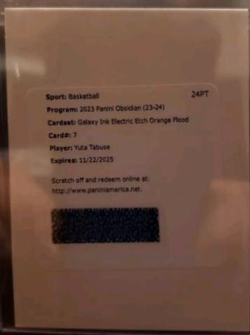 Yuta Tabuse [Orange Flood Electric Etch] #7