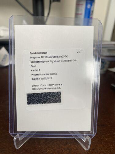 Domantas Sabonis [Gold Flood Electric Etch] #MS-SAB