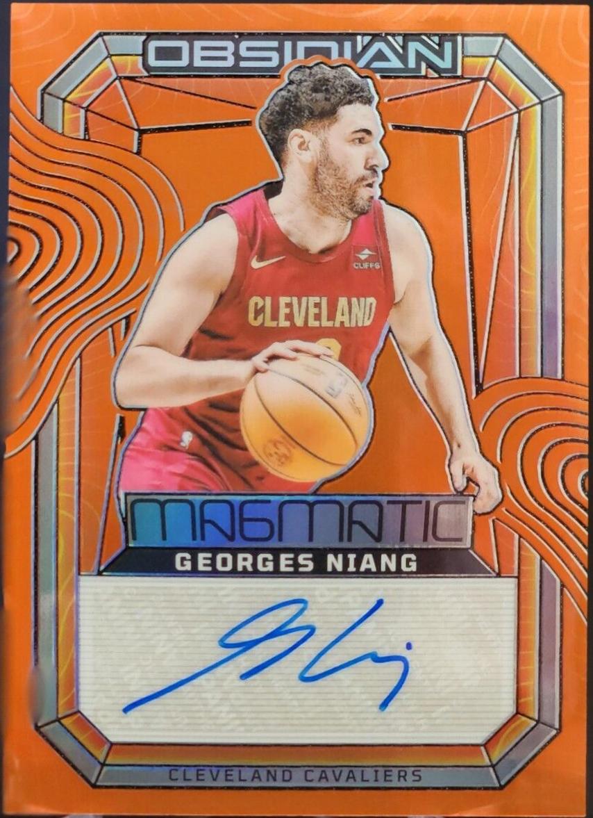 Georges Niang [Orange Flood Electric Etch] #MS-NIA