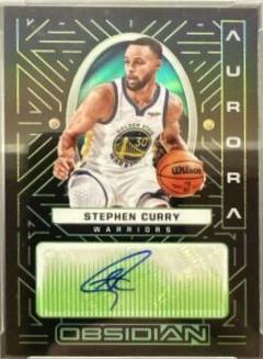 Stephen Curry [Green Electric Etch] #MS-CUR