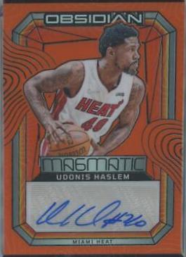 Udonis Haslem [Orange Flood Electric Etch] #MS-HAS