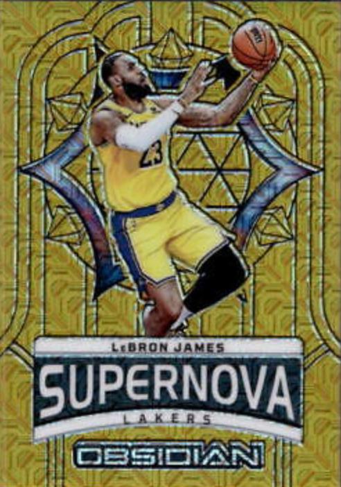 LeBron James [Gold Flood Electric Etch] #8