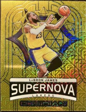 LeBron James [Molten Mojo Electric Etch] #8