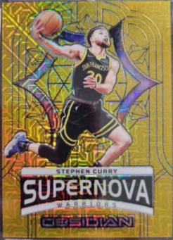 Stephen Curry [Gold Flood Electric Etch] #9