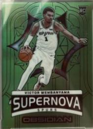 Victor Wembanyama [Green Flood Electric Etch] #5