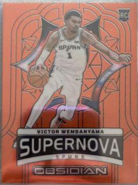 Victor Wembanyama [Orange Flood Electric Etch] #5