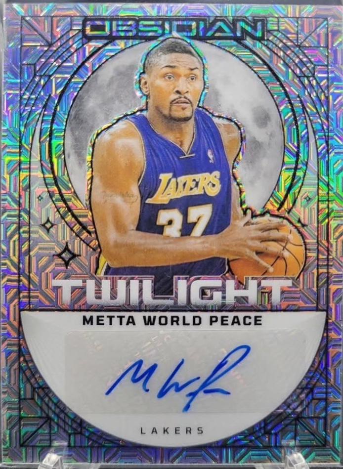 Metta World Peace [Electric Etch Vibrant Mojo] #TS-MWP