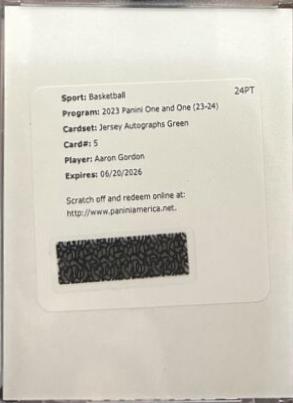 Aaron Gordon [Green] #JA-AAG