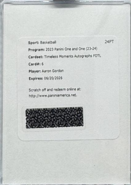 Aaron Gordon [FOTL] #TMA-AAG