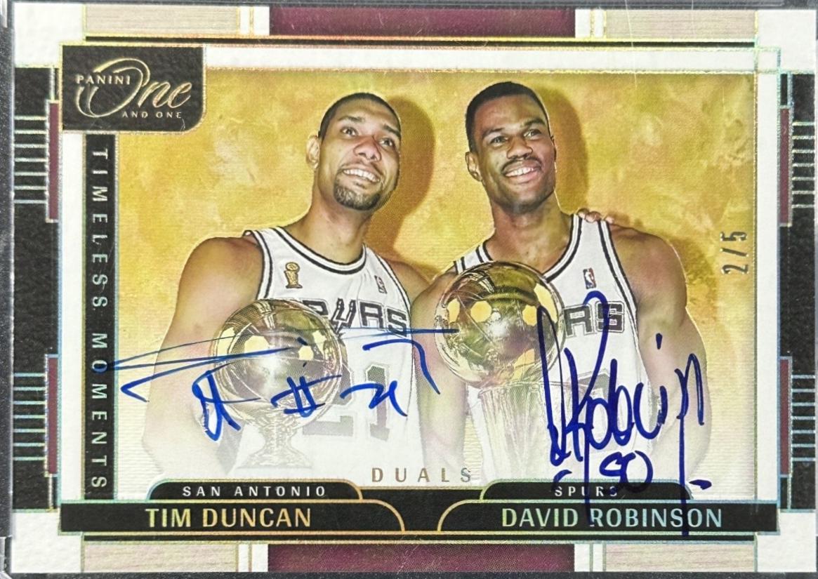 David Robinson / Tim Duncan [Gold] #TMDA-DRTD