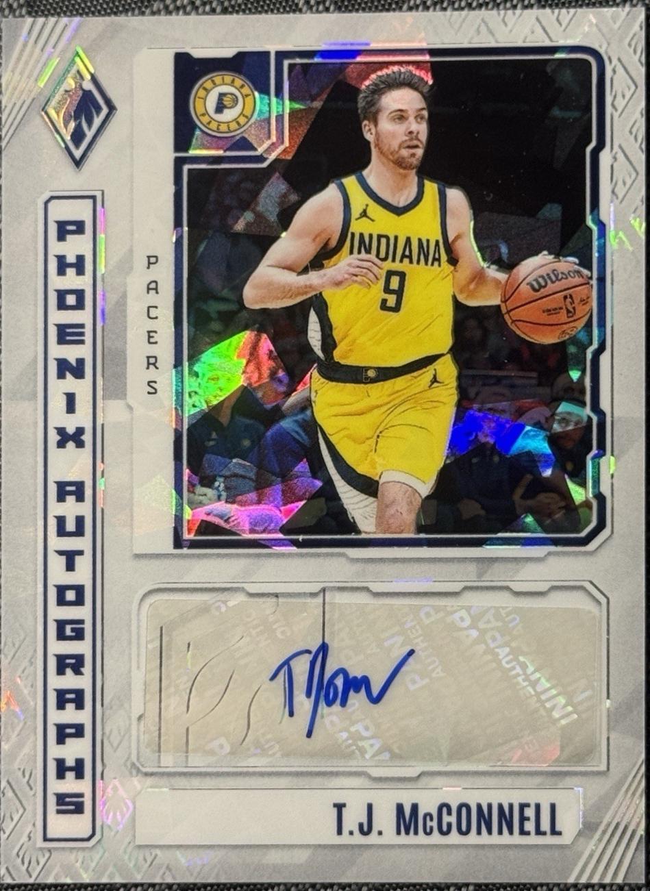 T.J. McConnell [White Ice] #PA-TJM