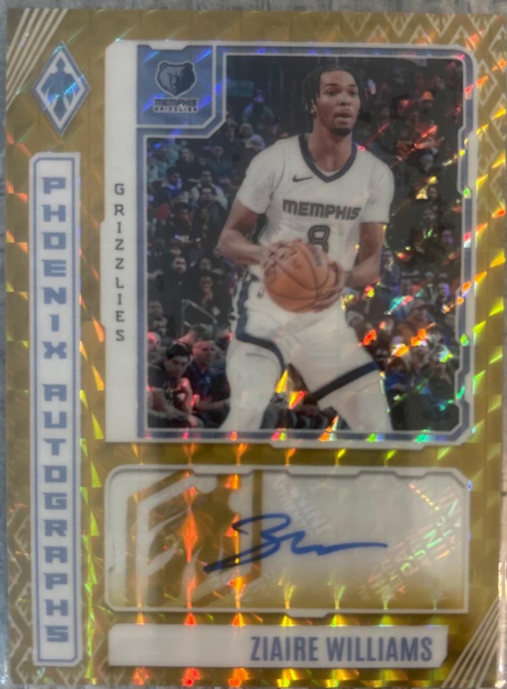 Ziaire Williams [Gold] #PA-ZWI