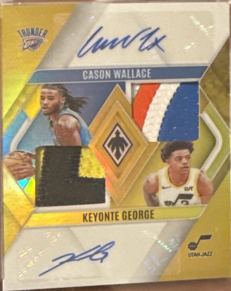 Cason Wallace / Keyonte George [Gold] #DRJ-CWG