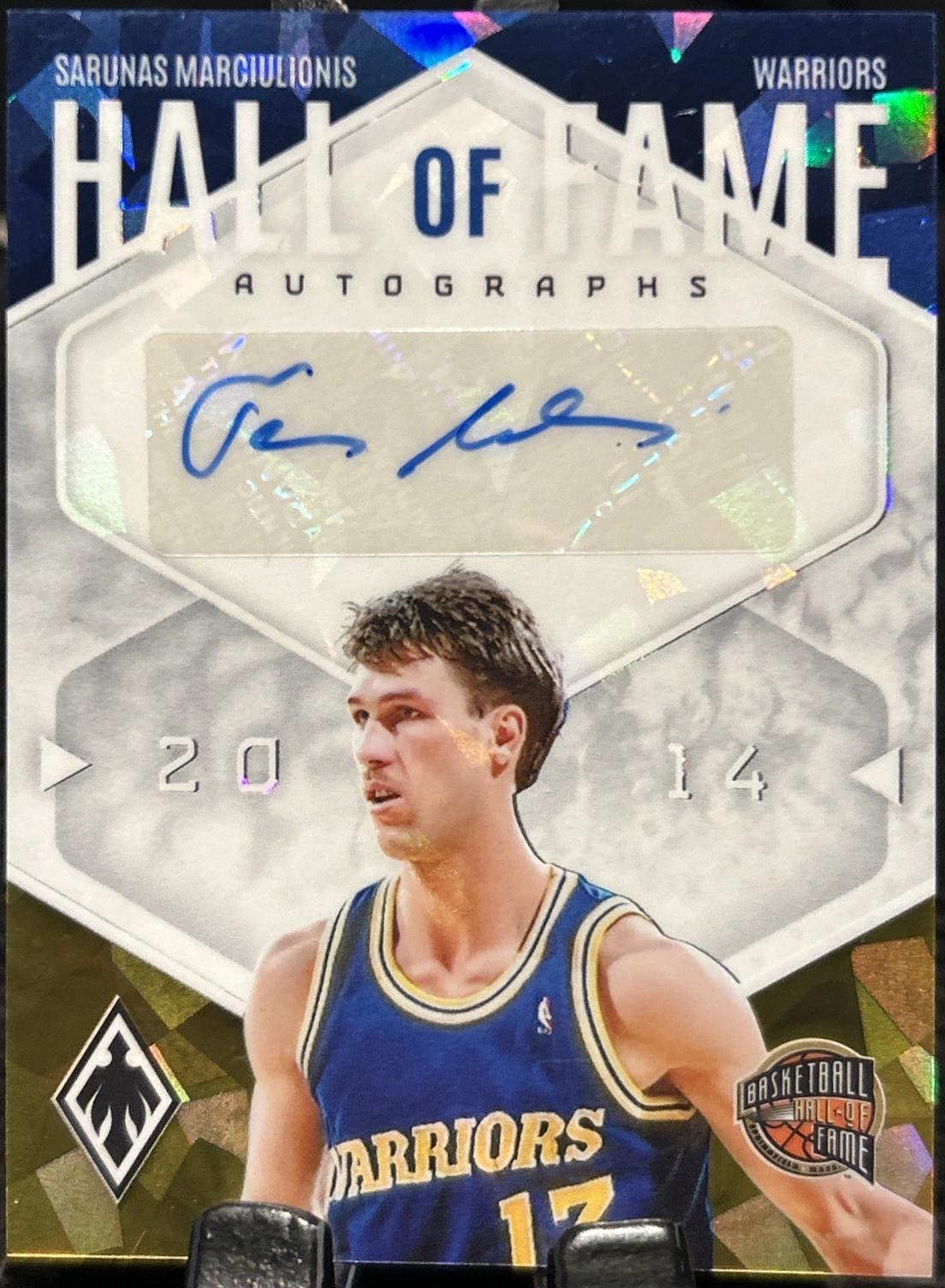 Sarunas Marciulionis [White Ice] #HFA-SMC
