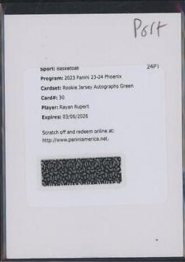 Rayan Rupert [Green] #30