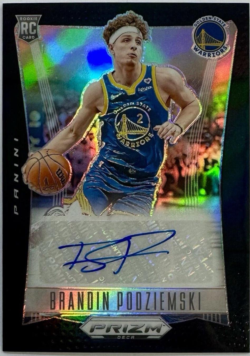 Brandin Podziemski [Black] #DS-POD