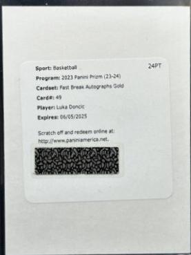 Luka Doncic [Gold] #49