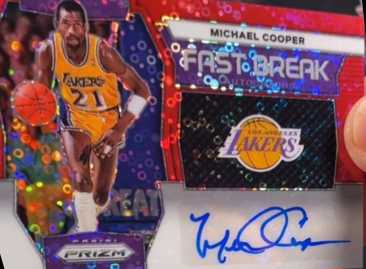 Michael Cooper [Red] #FB-MCL