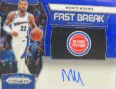 Monte Morris [Blue] #FB-MMW