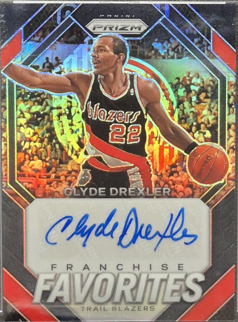 Clyde Drexler [Black Prizm] #FF-DRE